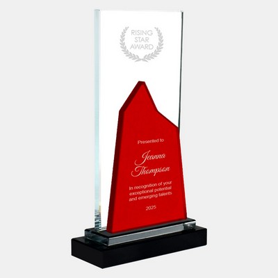 Red Mountain Award with Black Base
