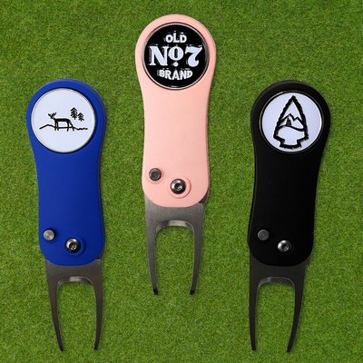 GREENMATE DIVOT TOOL with ENAMELED BALL MARKER