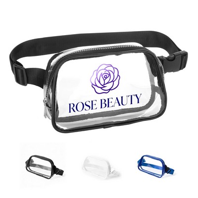 Stadium Approved Clear Crossbody Belt Bag