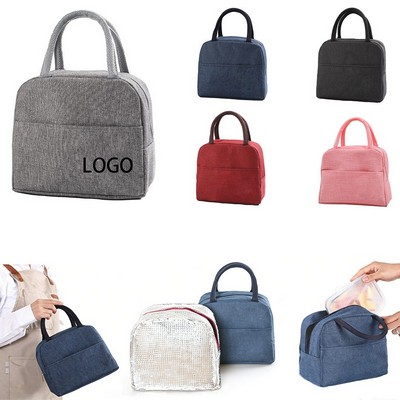 Oxford Cloth Student Thick Insulated Bento Bag