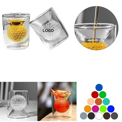 Golf Theme Wine Glass (2oz)