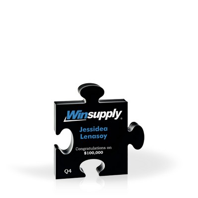 Momentum Puzzle Acrylic Award -6" x 6" - Black