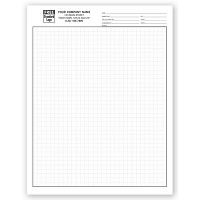 Graph Papers, Standard 1/4", Padded