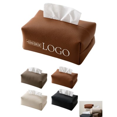 New Stylish Minimalist Leather Tissue Box