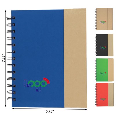 Magnetic Planner Notebook with Sticky Tabs