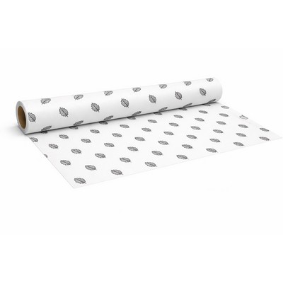 36" x 500' White Butcher Paper Roll - 1 Color Step & Repeat Print