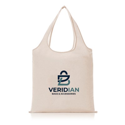Foldable Lightweight Cotton Canvas Shopper