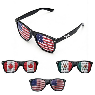 Pinhole Sticker Sunglasses