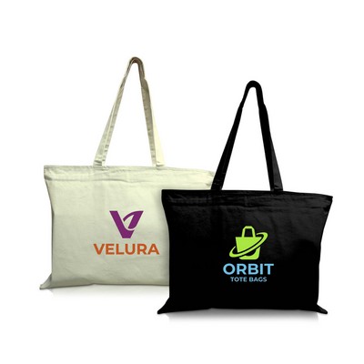 Basic Heavyweight Canvas Zipper Tote