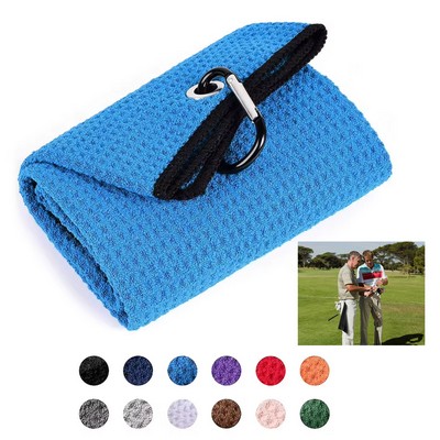 Microfiber Waffle Pattern Golf Towels