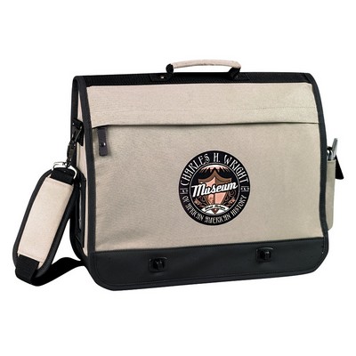 Full Flap Messenger Briefcase with Organizer