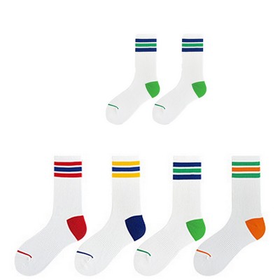 Cotton jacquard socks