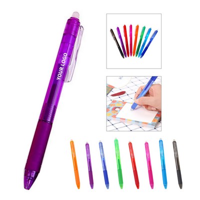 Colorful Heat Sensitive Erasable Gel Pen Friction Correction Translucent Barrel