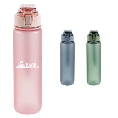 34oz Sports Water Bottle Flip Lid
