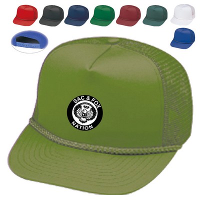 Pro Style 5 Panel Twill Mesh Cap