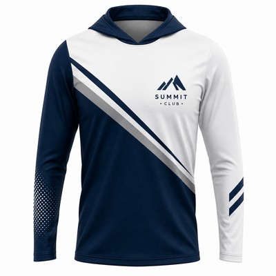Brushed Milk Silk Long Sleeve T Shirt Sublimated Economy Unisex