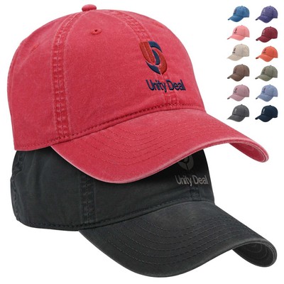 Washed Cotton Baseball Cap