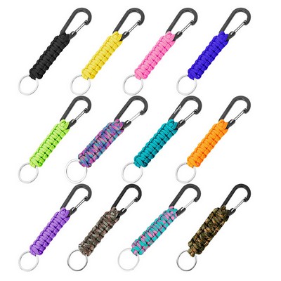 Paracord Keychain with Carabiner
