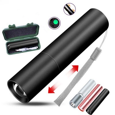 Mini Telescopic Zoom Flashlight