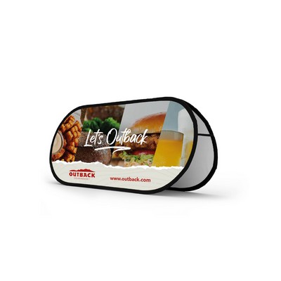 Pop Out Banner - Horizontal 2 Sided (3' x 4ft)