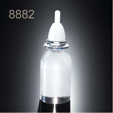 Baby Milk Bottle Optic Crystal (Sand Blast)