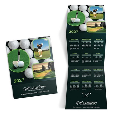 Golf Trifold Calendar