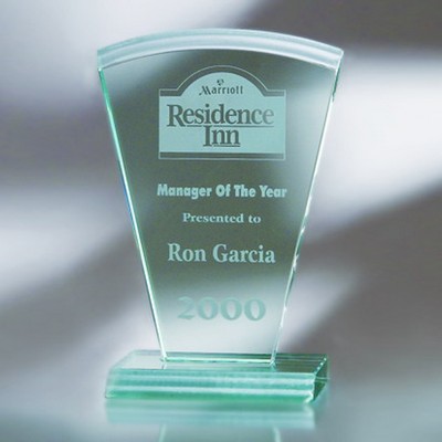 7 5/8" Waterfall Fan Award