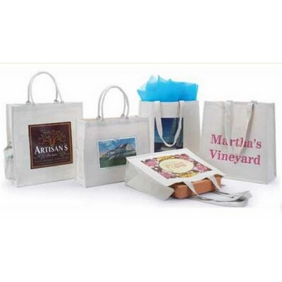 Canvas Tote Bag (8"x4"x10")