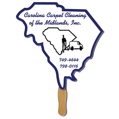 South Carolina State Hand Fan Full Color (1 Side)