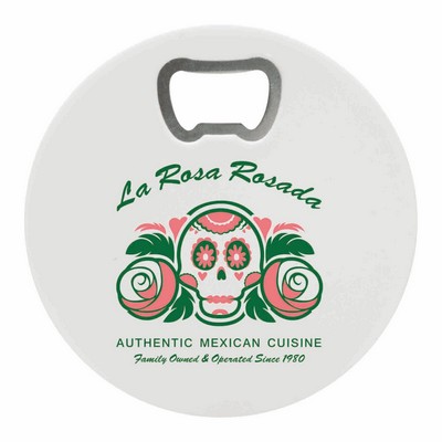 Round Bottle Opener Coaster