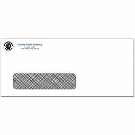 #10 Single-Window Envelopes - Confidential, Security Tint