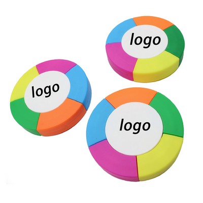 Round Multicolor Highlighter