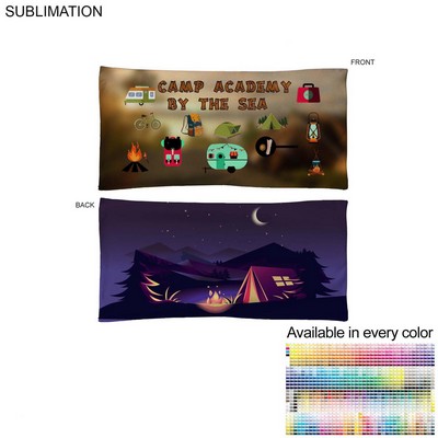 Camping Towel in Absorbent and Compact Microfiber Dri-Lite Terry, Sublimated 2 Sides (20"x40")