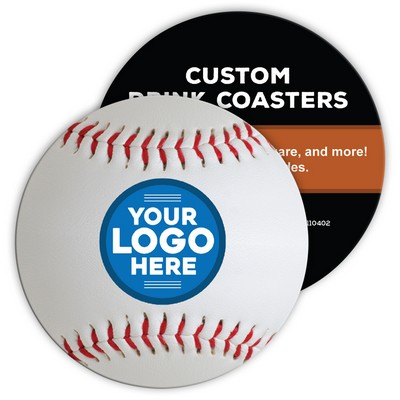 Custom Baseball Coaster