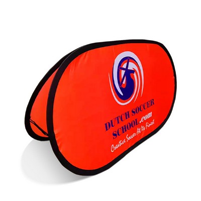 Custom Pop Up Banner Display 2 x 4' Foldable Advertising A Frame