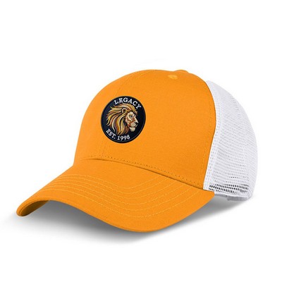 6 Panel Structured Trucker Cap