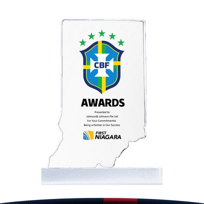 Lorvix Indiana Crystal Award - LARGE