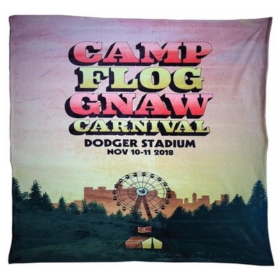 Full Size Sublimated Fleece Blanket (60 X 80) 300 Gsm