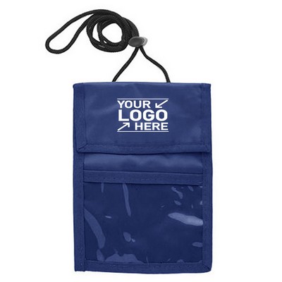 Event Neck Wallet and Badge Holder
