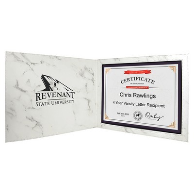 Leatherette Certificate Holder