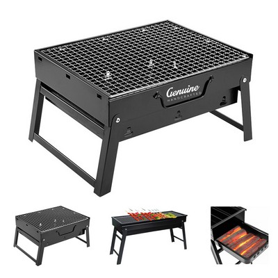 Folding Portable Barbecue Charcoal Grill