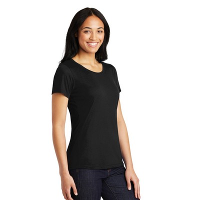 Sport-Tek Women's PosiCharge Competitor Cotton Touch Scoop Neck Tee