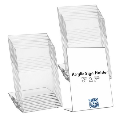 Acrylic Sign Holder Picture Frames