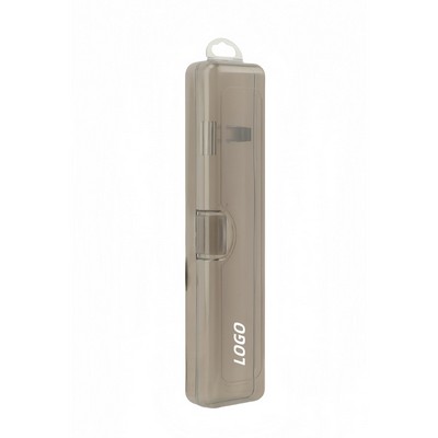 Transparent Toothbrush and Toothpaste Organizer Portable