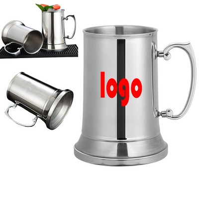 20oz Stainless Steel Beer Stein Mug with Laser Welded Handle