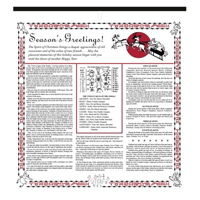 Skinner & Kennedy® Almanac Calendar