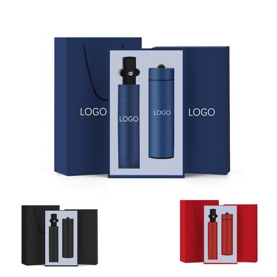 Custom Gift Set/Thermos Cup & Umbrella