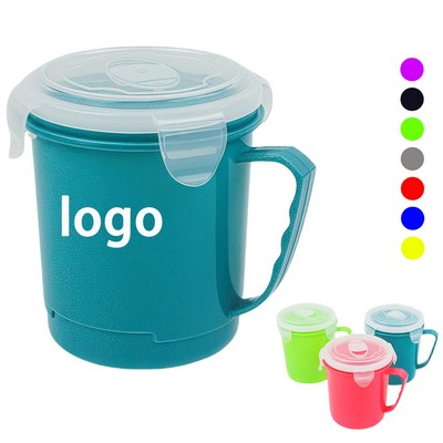 24oz Polypropylene Soup or Oatmeal Cup With Lid