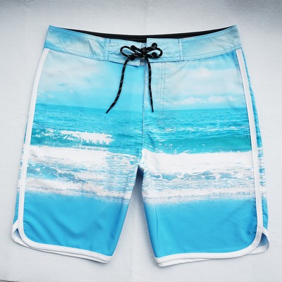 Dye Sublimation Drawstring Beach Shorts