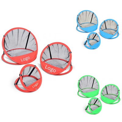 3pc Professional Pop Up Golf Chipping Net Practice Set